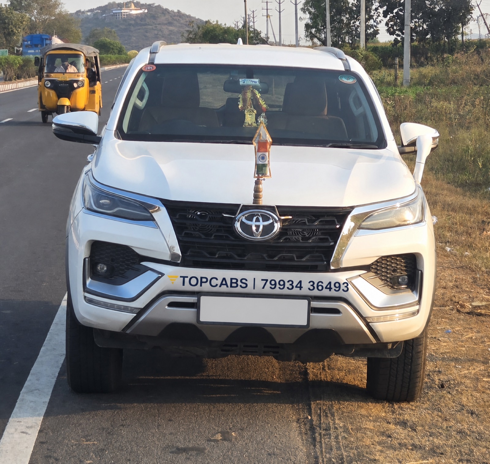 TopCabs Toyota Fortuner for premium Hyderabad travel