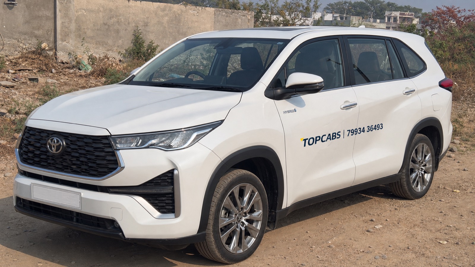 TopCabs Toyota Innova Hycross for Hyderabad travel