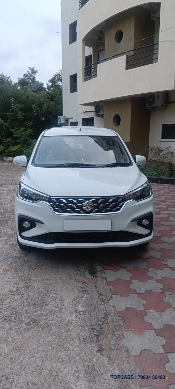 TopCabs Ertiga for family travel in Hyderabad